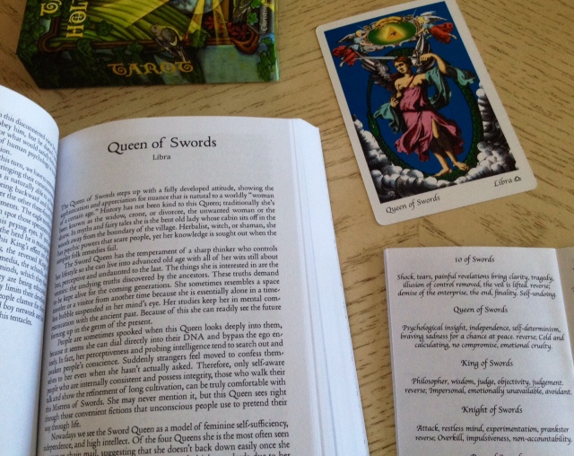 THL - Queen of Swords - Book LWB Card